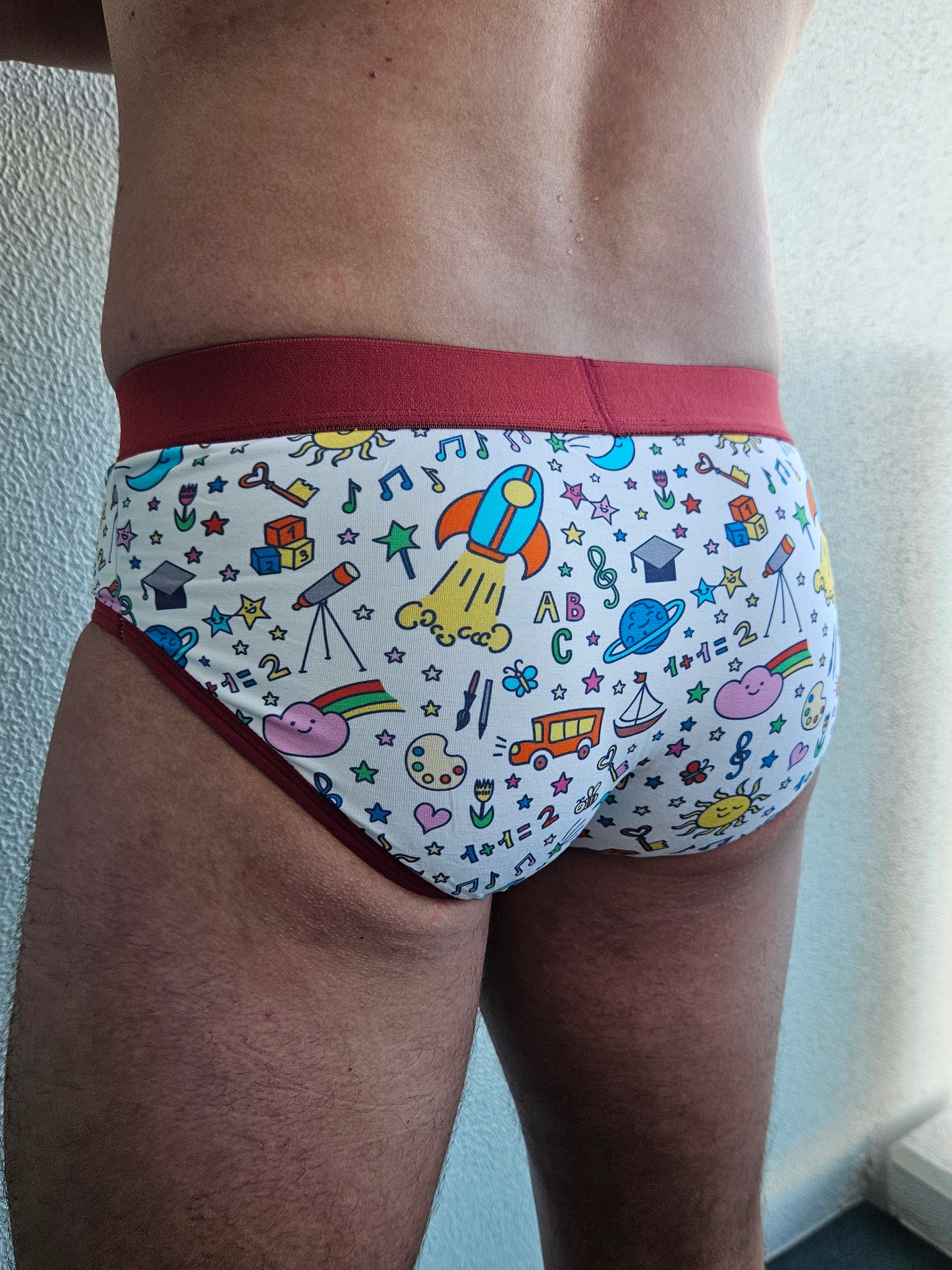 Men's ABDL/Toddler Style School Design Briefs