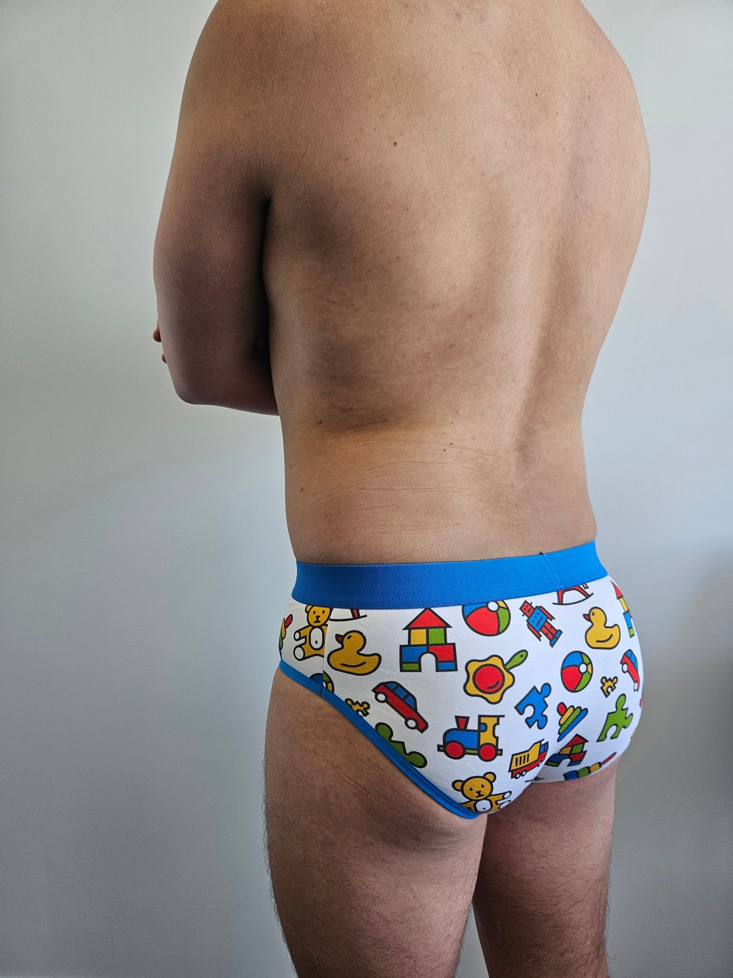 Men's ABDL/Toddler Style "Playpen" Design Briefs