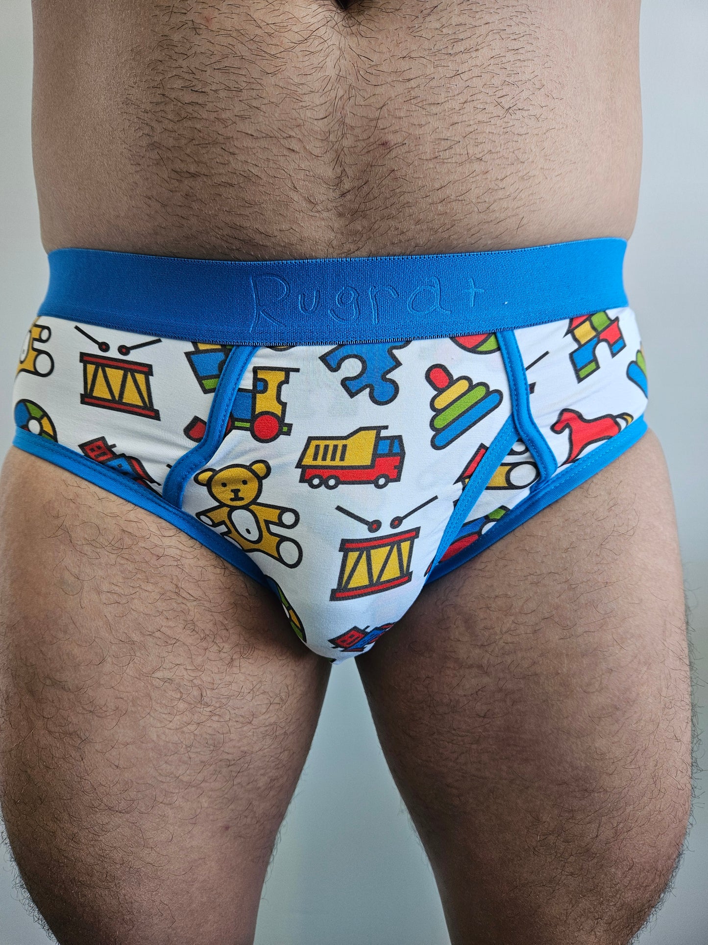 Men's ABDL/Toddler Style "Playpen" Design Briefs