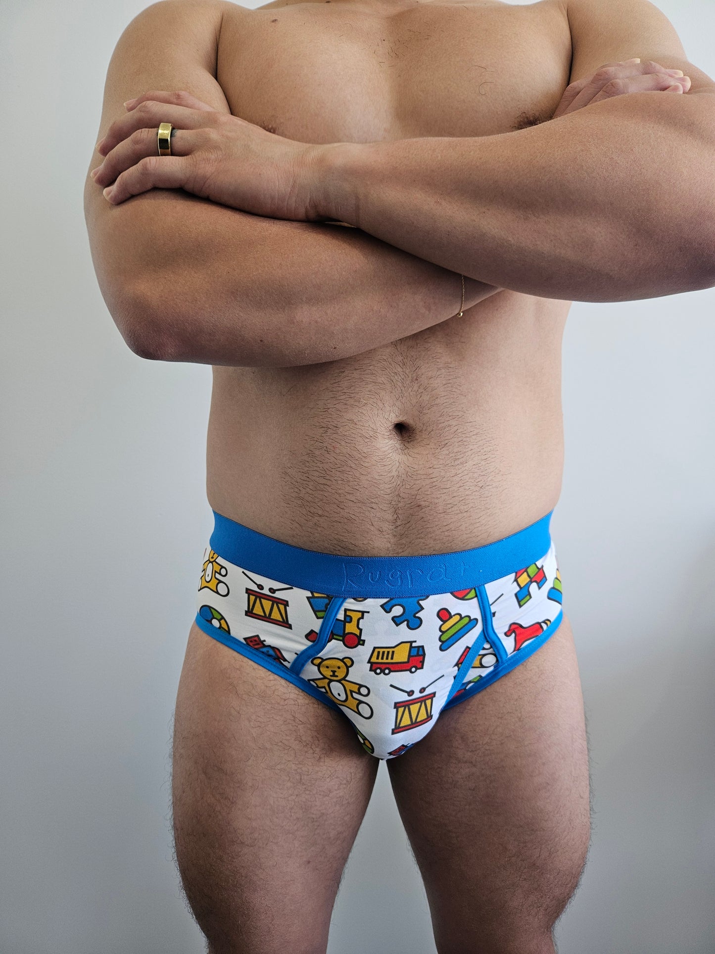 Men's ABDL/Toddler Style "Playpen" Design Briefs