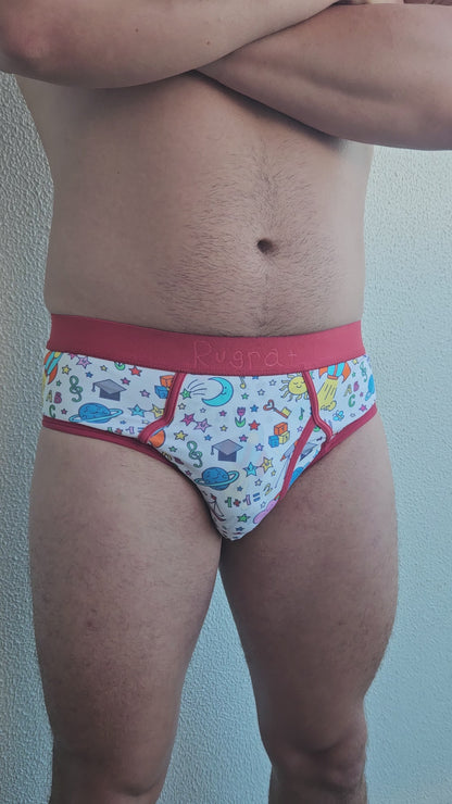 Men's ABDL/Toddler Style School Design Briefs