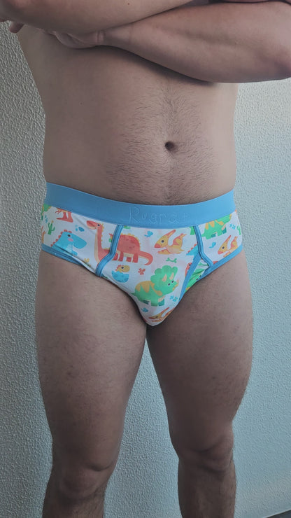 Men's ABDL/Toddler Style Dinosaur Design Briefs